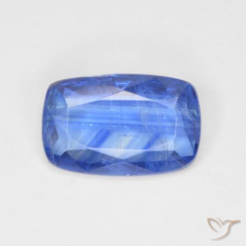 Disthène Bleu marine naturelle Coussin, 3.07 ct, SI
