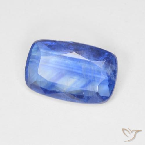 Disthène Bleu marine naturelle Coussin, 3.07 ct, SI