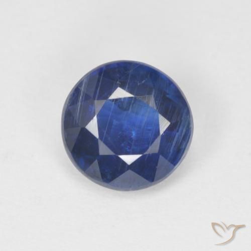 1.09ct Naturel Bleu foncé Disthène, Tour, SI