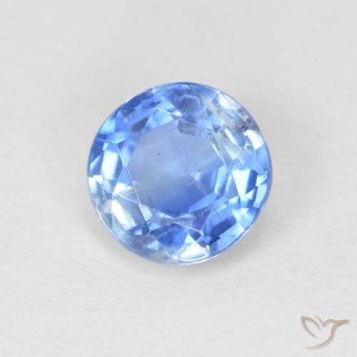 Disthène Bleu marine léger naturelle Tour, 0.97 ct, SI
