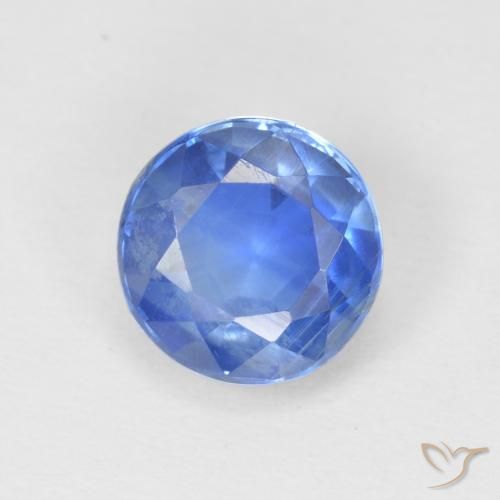1.21ct Naturel Bleu marine léger Disthène, Tour, SI