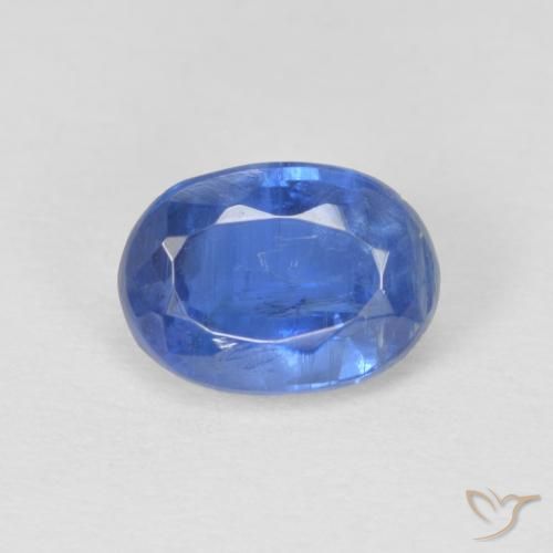 1.26ct Naturel Bleu clair Disthène, ovale, SI