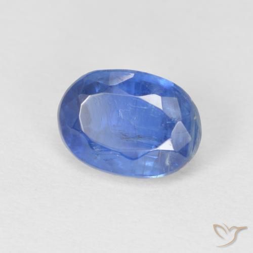 Disthène Bleu clair naturelle ovale, 1.26 ct, SI