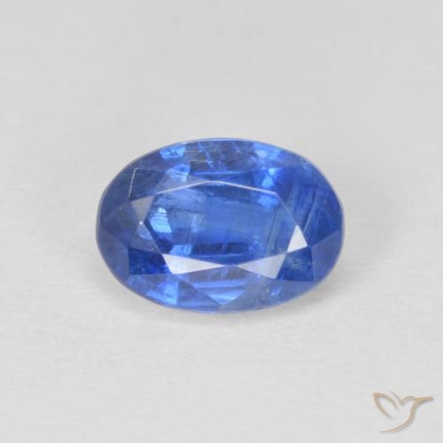 1.13ct Naturel Bleu clair Disthène, ovale, SI