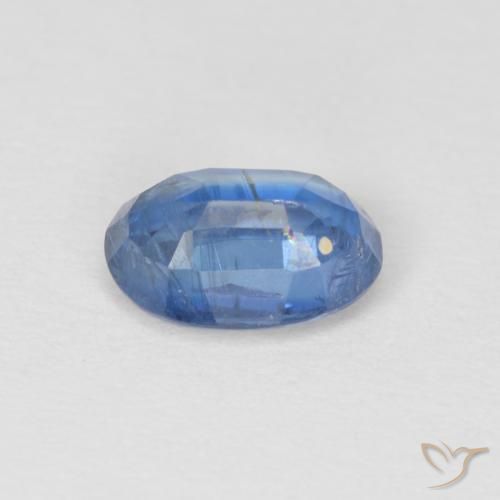 Disthène Bleu foncé naturelle ovale, 0.98 ct, SI
