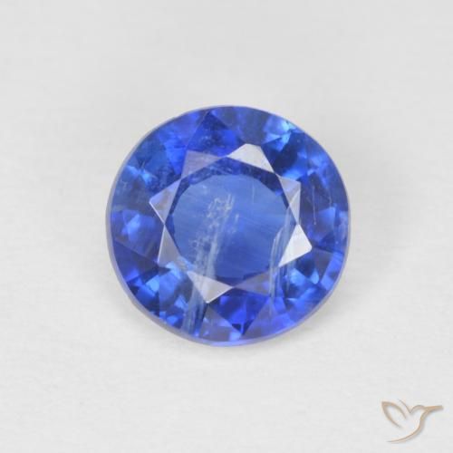 0.79ct Naturel Bleu franc Disthène, Tour, SI