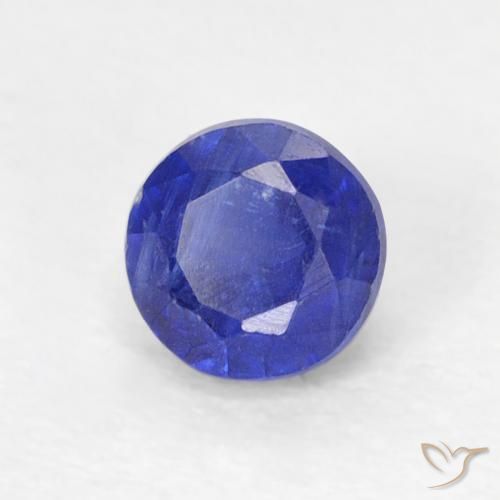 Disthène Bleu marine intense naturelle Tour, 0.34 ct, VVS-VS