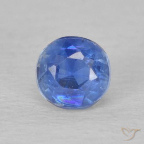 0.36ct Naturel Bleu marine Disthène, Tour, VS
