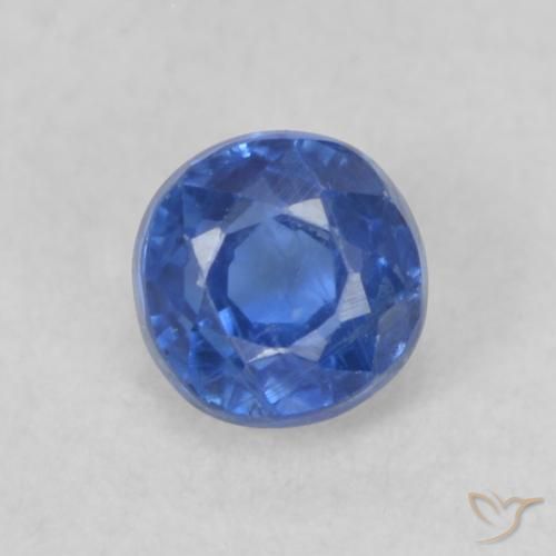 0.38ct Naturel Bleu marine Disthène, Tour, VS-SI