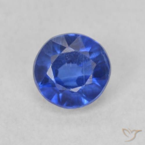 0.36ct Naturel Bleu foncé Disthène, Tour, VS
