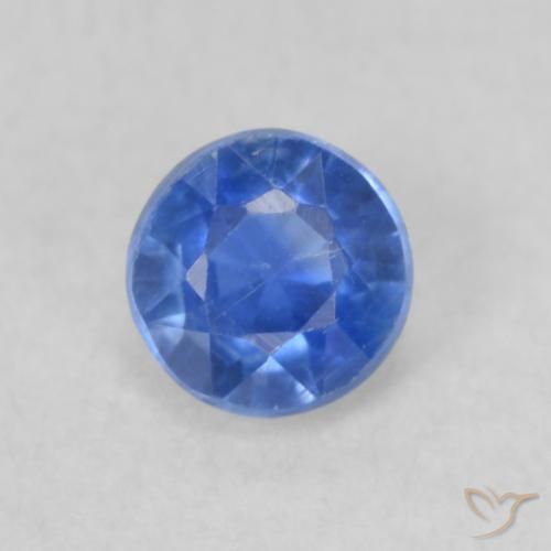 0.32ct Naturel Bleu moyen Disthène, Tour, VS