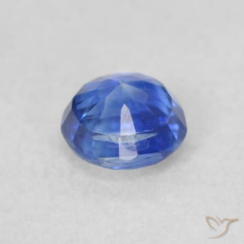 Disthène Bleu foncé naturelle Coupe roude, 0.28 ct, VS