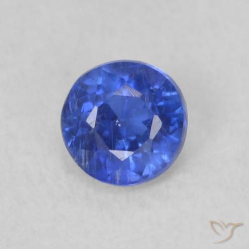 0.29ct Naturel Bleu azur profond Disthène, Tour, VS
