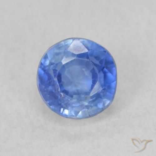 0.33ct Naturel Bleu marine léger Disthène, Tour, VS