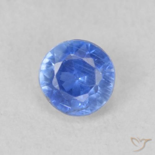 0.33ct Naturel Bleu foncé Disthène, Tour, VS-SI