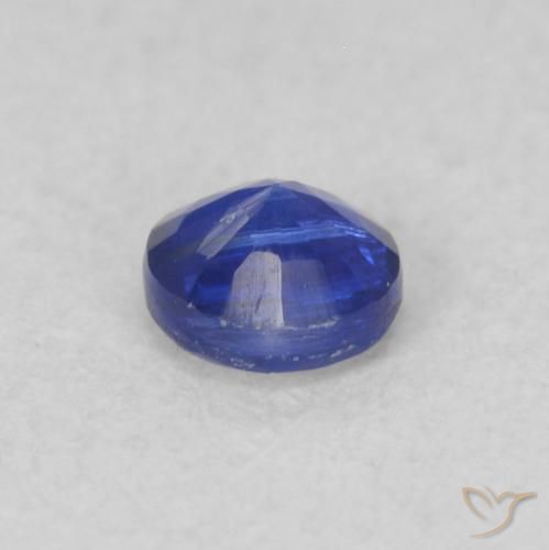 Cyanite bleue naturelle coupe roude, 0,26 ct, VS-SI