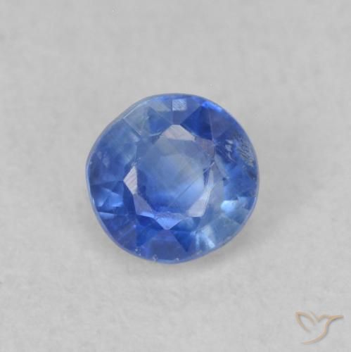0.31ct Naturel Bleu foncé Disthène, Tour, VS-SI