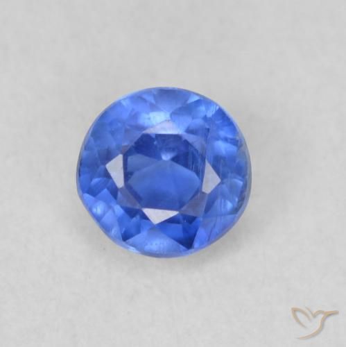 0.35ct Naturel Bleu marine léger Disthène, Tour, VS
