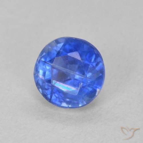 Disthène Bleu azur profond naturelle Tour, 0.44 ct, SI