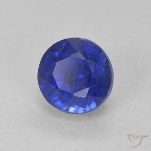 Disthène Bleu foncé naturelle Tour, 0.58 ct, SI
