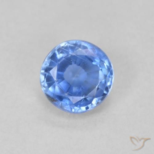 0.34ct Naturel Bleu bébé Disthène, Tour, VS-SI
