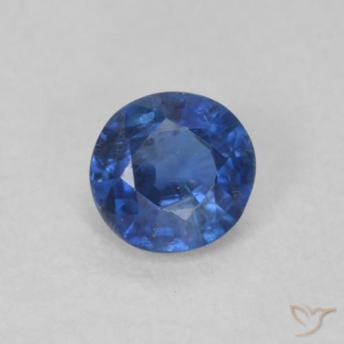 0.34ct Naturel Bleu foncé Disthène, Tour, SI