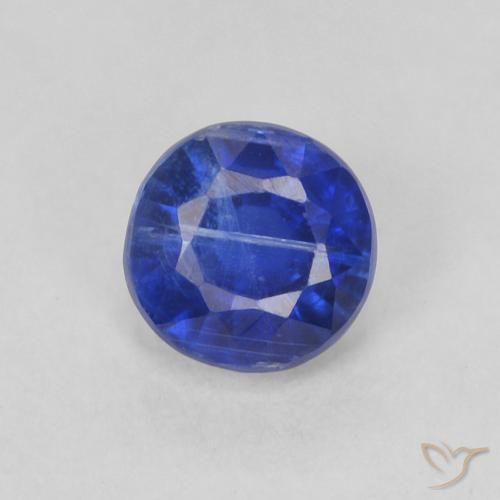 0.43ct Naturel Bleu foncé Disthène, Tour, SI