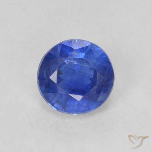 0.44ct Naturel Bleu franc Disthène, Tour, SI
