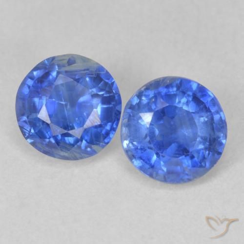 1.33ctw Naturel Bleu clair Disthène, Tour, SI