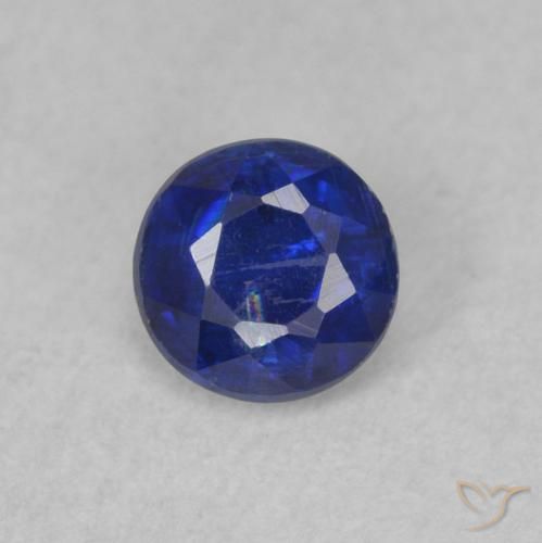 0.37ct Naturel Bleu foncé Disthène, Tour, SI