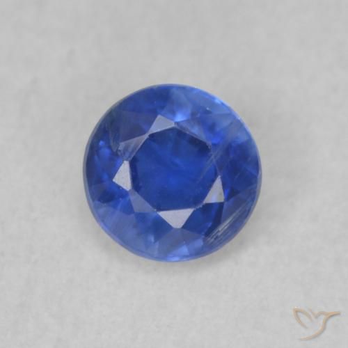 0.42ct Naturel Bleu bébé Disthène, Tour, SI