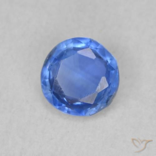 Disthène Bleu marine léger naturelle Tour, 0.35 ct, SI