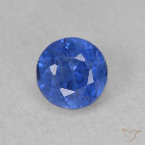 0.52ct Naturel Bleu franc Disthène, Tour, SI
