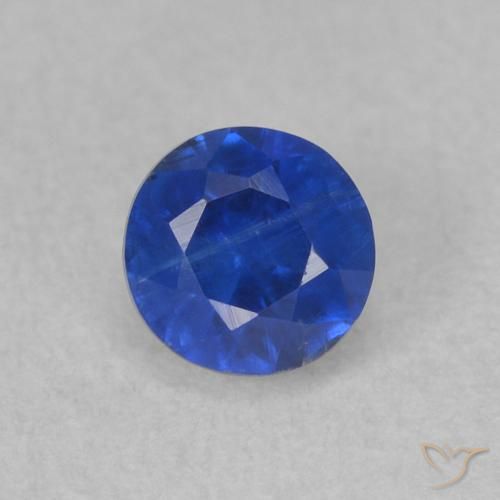 0.51ct Naturel Bleu azur profond Disthène, Tour, SI