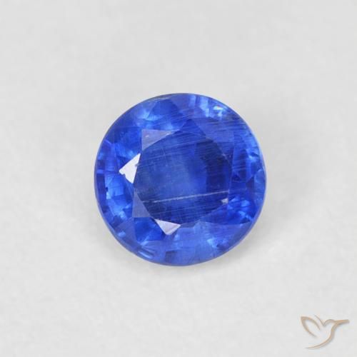 0.34ct Naturel Bleu azur profond Disthène, Tour, SI