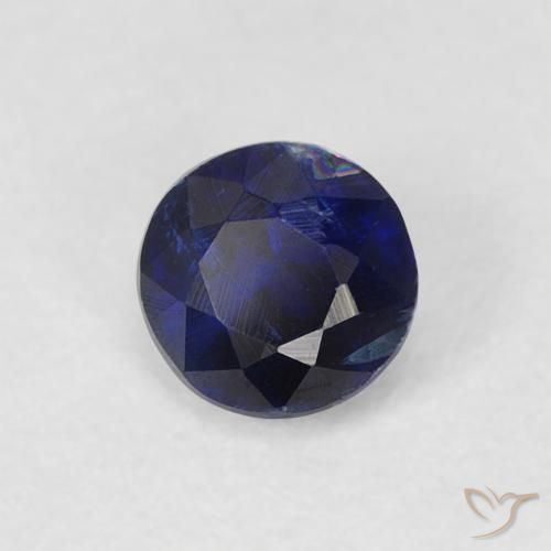 Disthène Bleu foncé naturelle Tour, 0.43 ct, SI