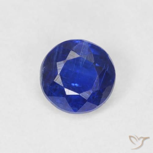 0.34ct Naturel Bleu foncé Disthène, Tour, SI