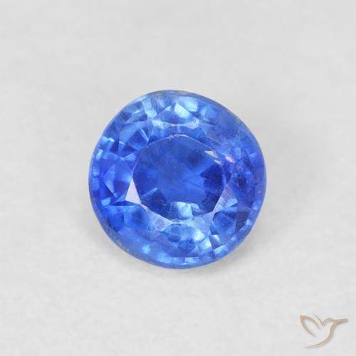 0.36ct Naturel Bleu azur profond Disthène, Tour, SI