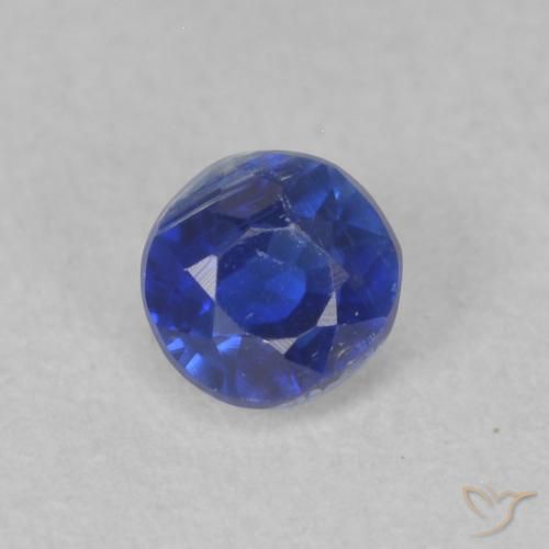 0.40ct Naturel Bleu foncé Disthène, Tour, SI