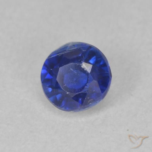 Disthène Bleu foncé naturelle Tour, 0.40 ct, SI