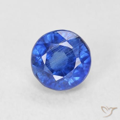 0.45ct Naturel Bleu franc Disthène, Tour, SI