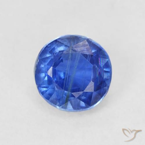 0.45ct Naturel Bleu franc Disthène, Tour, SI