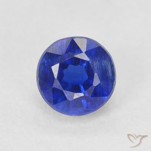 0.51ct Naturel Bleu foncé Disthène, Tour, SI