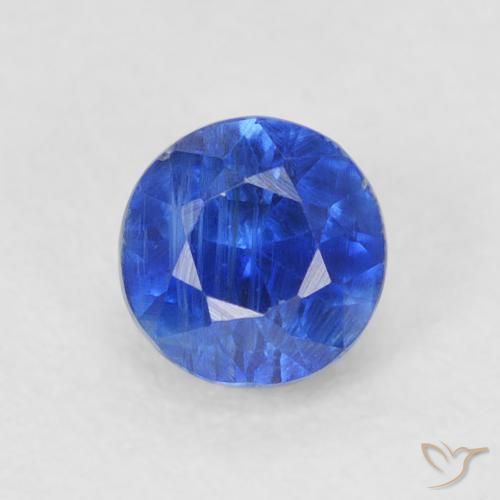 0.50ct Naturel Bleu franc Disthène, Tour, SI