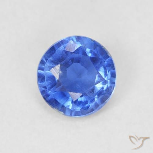 0.31ct Naturel Bleu azur profond Disthène, Tour, VS-SI