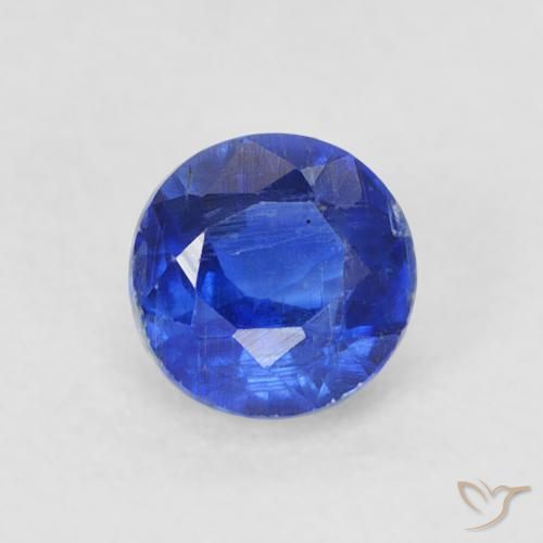 Disthène Bleu égyptien profond naturelle Tour, 0.47 ct, VS-SI