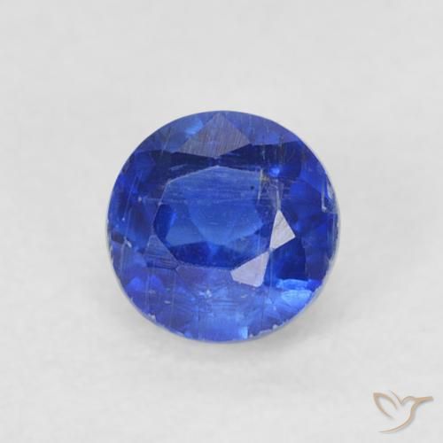 Disthène Bleu égyptien profond naturelle Tour, 0.47 ct, VS-SI