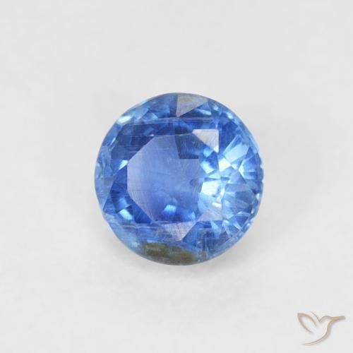 Disthène Bleu marine léger naturelle Tour, 0.36 ct, SI