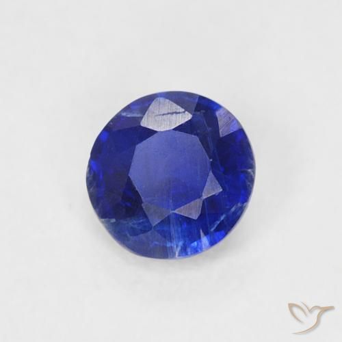 Disthène Bleu marine intense naturelle Tour, 0.32 ct, SI