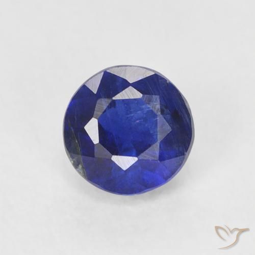 0.44ct Naturel Bleu vif Disthène, Tour, SI